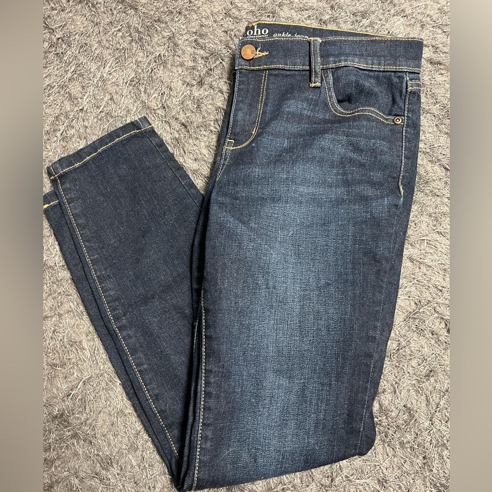 Dark Wash “Ankle” Jeans